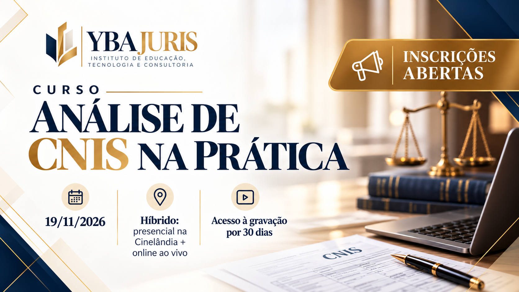 Curso de análise de CNIS na prática.